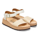 Papillio by Birkenstock Glenda White Raffia Leather Sandal 4