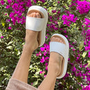 Reef Bondi Bay White Sandal Women's 3