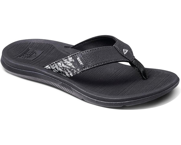 Reef Santa Ana Black White Women's Sandal 1