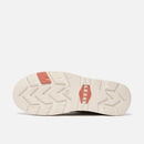 Close-up of a shoe sole with 'Brunt' branding on a white background
