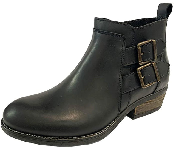 Oak & Hyde Rita Leather Ankle Boot Black Women's
