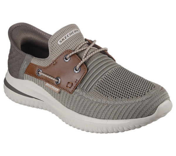 SKECHERS USA Skechers Slip-ins Delson 3.0 Roth Taupe Brown Men's