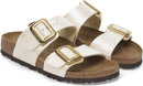 Birkenstock Sydney Luxe Buckle Graceful Pearl White Narrow 3