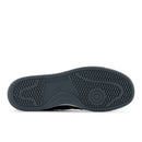 Black sole of a shoe on a white background