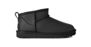 UGG Classic Ultra Mini Black Leather Women's