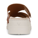 Vionic Uptown Sunset Wedge Sandal Tan Leather Women's