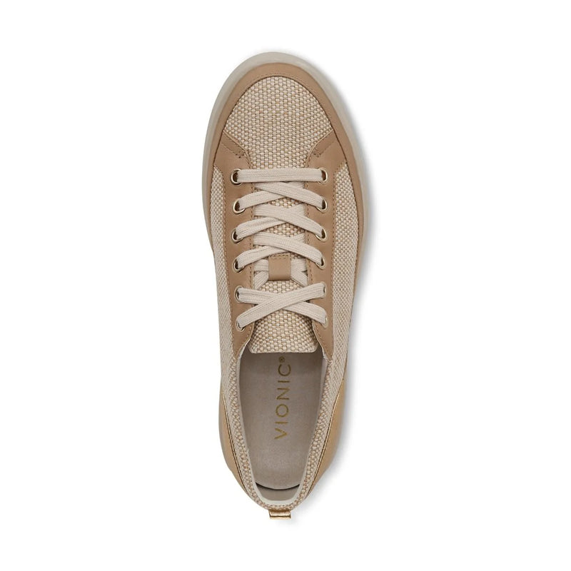 Vionic Winny Sneaker Natural Linen Canvas Women's 5