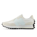 White and light blue sneaker on a white background
