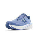 Blue running shoe with New Balance logo on a white background