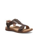 Brown sandal on a white background