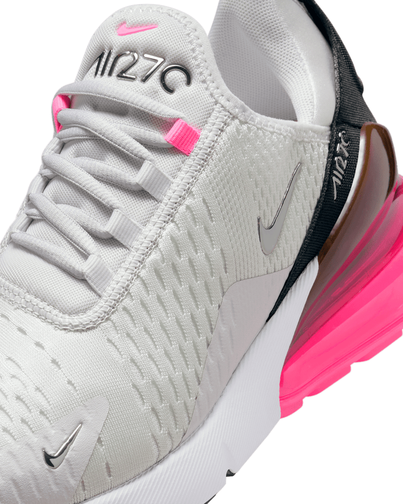 Nike Air Max 270 Photon Dust metallic Silver Hyper Pink Women's