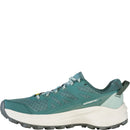 Blue athletic shoe with 'Katabatic LT' branding on a white background