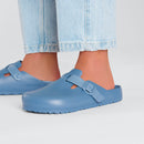 birkenstock boston eva elemental blue women's n 5