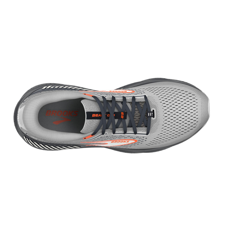 Brooks Beast GTS 23 Grey Scarlet Ebony Men's