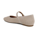 Vionic Alameda Mary Jane Flat Lucid Beige Women's 4
