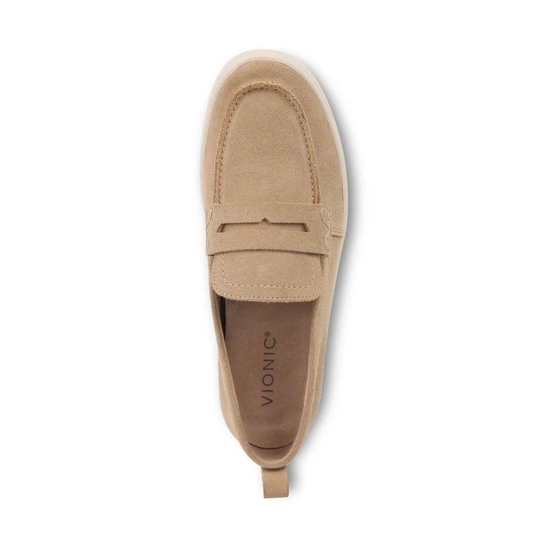 Vionic Uptown Loafer Sand Suede Women's 4
