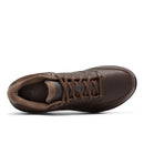 Brown shoe on a white background