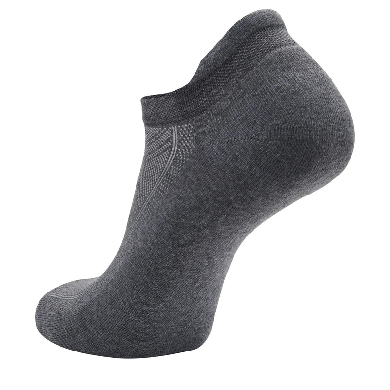 Balega Hidden Comfort No Show Tab Charcoal Socks