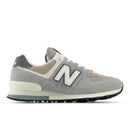 Gray New Balance sneaker on a white background