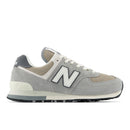 Gray New Balance sneaker on a white background