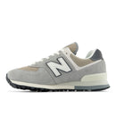Gray New Balance sneaker on a white background