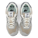 Pair of New Balance 574 sneakers on a white background