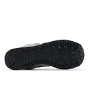 Close-up of a shoe sole with tread pattern on a white background