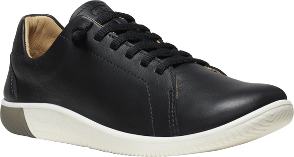 Keen KNX Leather Sneaker Black White Women's