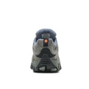 Gray hiking shoe with brand logo on a white background