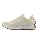 Beige sneaker with white sole on a white background