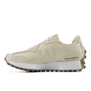 Beige sneaker with white sole on a white background