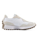 White and beige sneaker on a white background