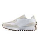 White and beige sneaker on a white background