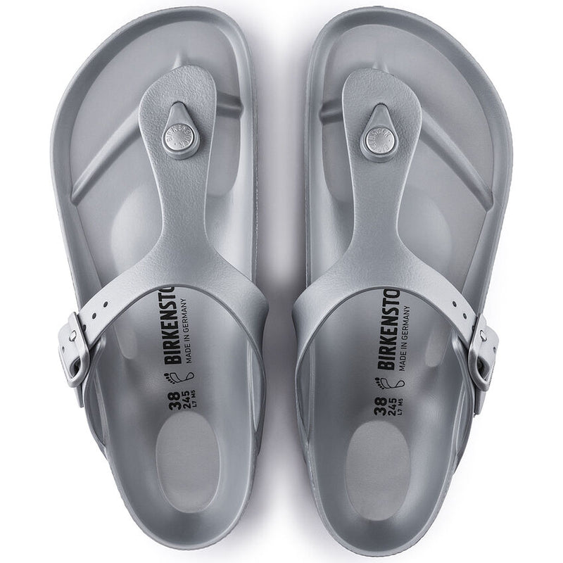 Birkenstock Gizeh EVA Sandal Metallic Silver Women's