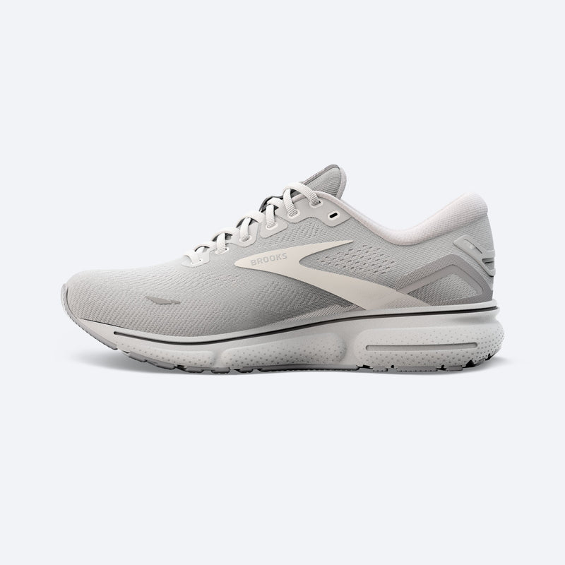 Brooks Ghost 15 Oyster Alloy White Women's