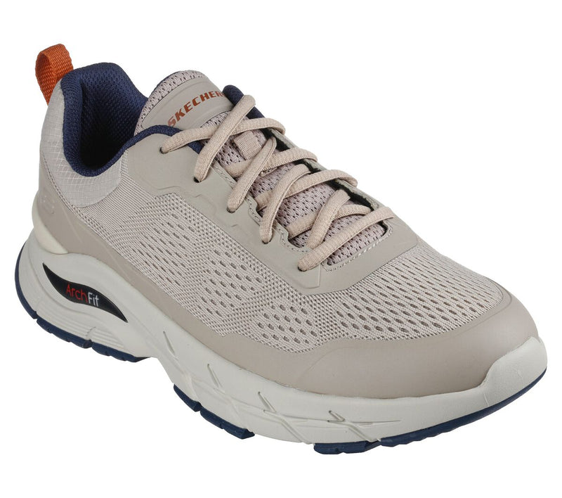 Skechers Baxter Pendroy Taupe Arch Fit Men's