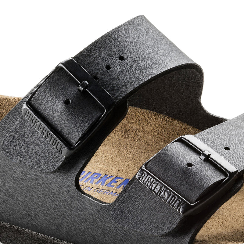 Birkenstock Arizona Soft Footbed Black Birko-Flor Regular Width