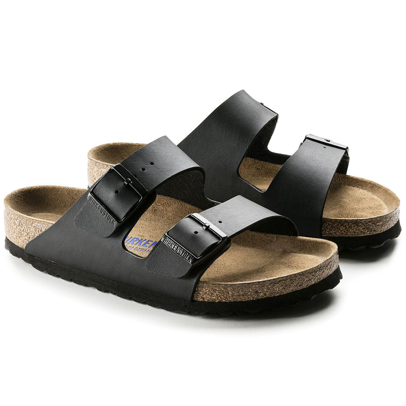 Birkenstock Arizona Soft Footbed Black Birko-Flor Regular Width