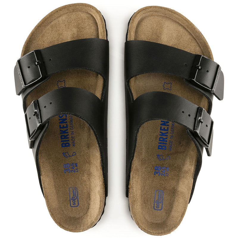 Birkenstock Arizona Soft Footbed Black Birko-Flor Regular Width