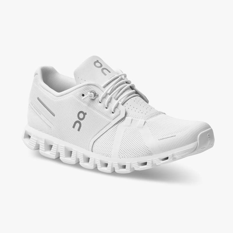 On Cloud 5 All White Mens
