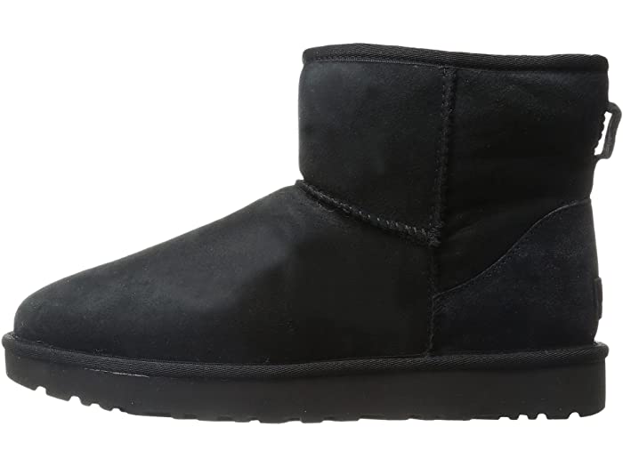 雪の豪奢 UGG Classic Mini II Black Women's 靴