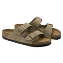 BIRKENSTOCK Birkenstock Arizona Taupe Suede Soft Footbed