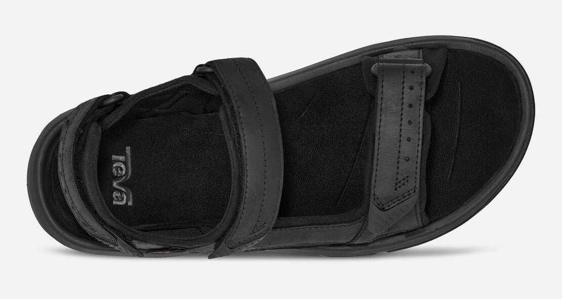 Teva Langdon Hiking Sandal Men\'s 10 True Black Leather Mens Langdon Sandal by Teva | Schuler Shoes main image 4