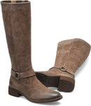 Born Saddler Tall Boot Taupe Women's