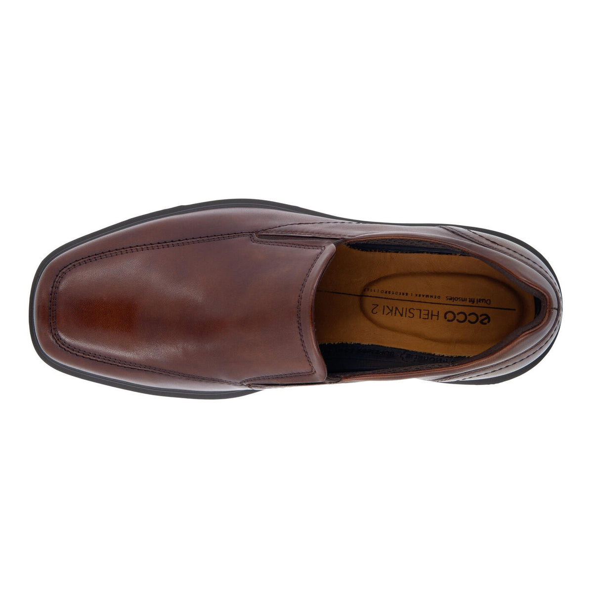 Ecco Helsinki 2.0 Men’s Sz 12 (46) Apron Toe Cognac Leather Slip-On Loafers M6 Ecco Men main image 3
