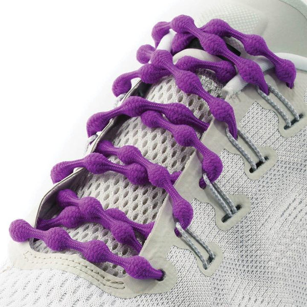 CATERPY Caterpy Original No Tie Shoe Laces Purple Haze