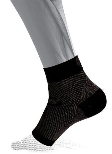 Os1st FS6 Pair Black Compression Sleeves for Plantar Fascitis