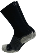 OS1ST Os1st WP4 WIDE Black Crew Socks
