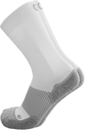 OS1ST Os1st WP4 WIDE White Crew Socks