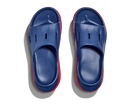 Hoka Ora Recovery Slide Bellwether Blue Red Alert Unisex